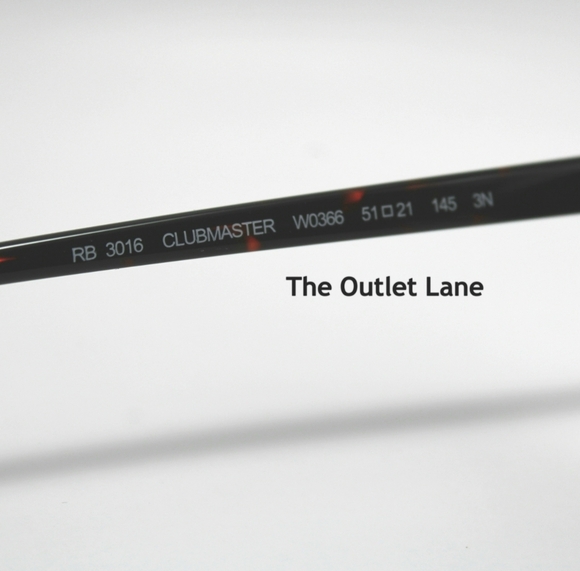 Model Display Ray-Ban Clubmaster Green G15 Lens RB3016 - Picture 9 of 16